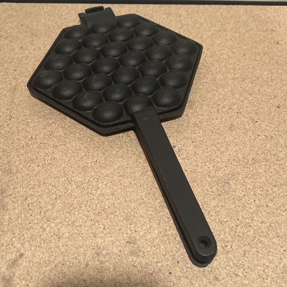 Handheld Bubble Waffle Maker Camping Breakfast Bubble Pancake Korean Pancake - Picture 1 of 3